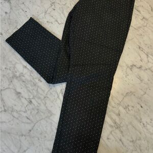 Women's Black Pin Dot Skinny Pants